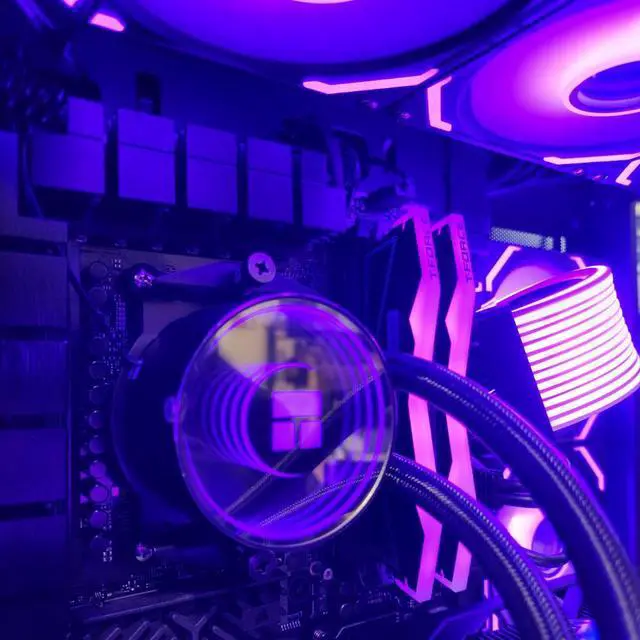 Alt view image 5 of 6 - NOX Gaming NOVA Gaming PC (NVIDIA RTX 5080 16GB | AMD Ryzen 7 9800X3D 8 Cores | 32GB DDR5 RAM 6000MHz CL30 | 2TB SSD PCIe 5.0 | Liquid Cooling)