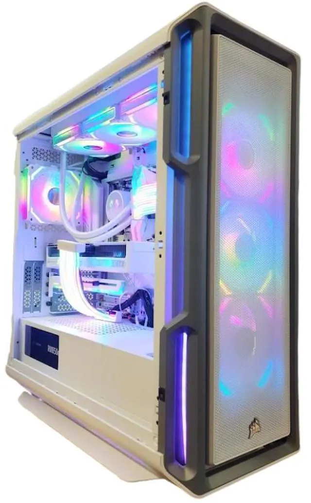 Alt view image 5 of 5 - NOX Gaming Storm High-Performance All-White Gaming PC Ryzen 7 9800X3D, RTX 5080, 32GB DDR5, 2TB NVMe SSD