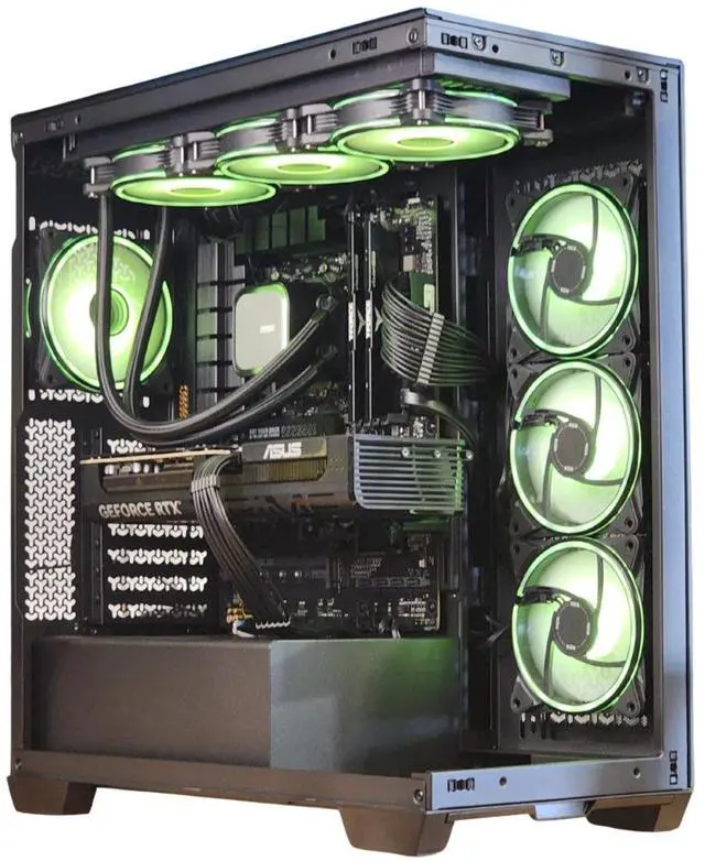 Alt view image 3 of 7 - NOX Gaming QUASAR Gaming PC (AMD RYZEN 7 7800X3D  NVIDIA GeForce RTX 5070 12GB  32GB DDR5 CL30 6000MHz  1TB NVMe PCIe 4.0 SSD - 850W 80+Gold ATX 3.1)