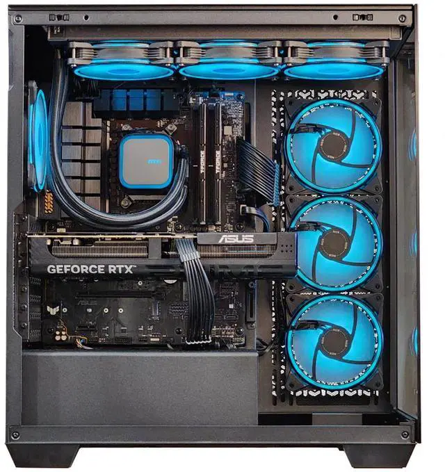 Alt view image 2 of 7 - NOX Gaming QUASAR Gaming PC (AMD RYZEN 7 7800X3D  NVIDIA GeForce RTX 5070 12GB  32GB DDR5 CL30 6000MHz  1TB NVMe PCIe 4.0 SSD - 850W 80+Gold ATX 3.1)