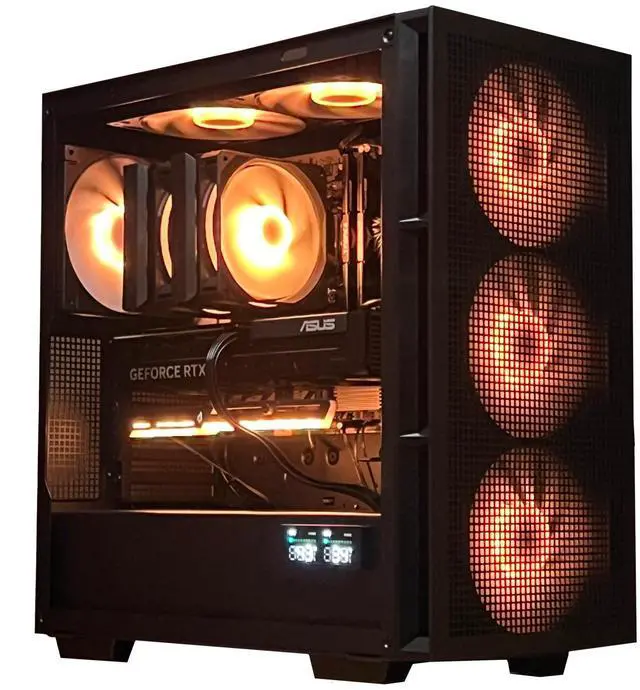 Main image of NOX Gaming FLARE Gaming PC (Ryzen 5 7600X3D 32GB RAM RTX 5060 Ti 16GB DDR5)