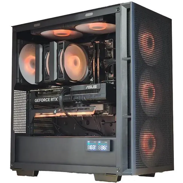 Alt view image 3 of 7 - NOX Gaming FLARE Gaming PC (Ryzen 5 7600X3D 32GB RAM RTX 5060 Ti 16GB DDR5)