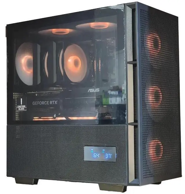 Alt view image 5 of 7 - NOX Gaming FLARE Gaming PC (Ryzen 5 7600X3D 32GB RAM RTX 5060 Ti 16GB DDR5)