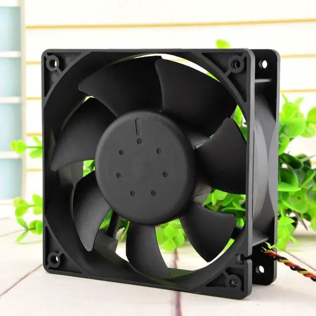 Alt view image 5 of 5 - Delta AFB1212VHE-F00 DC 12V 0.90A 120mm Cooler 3-Pin Server Inverter Axial Blower Cooling Fan