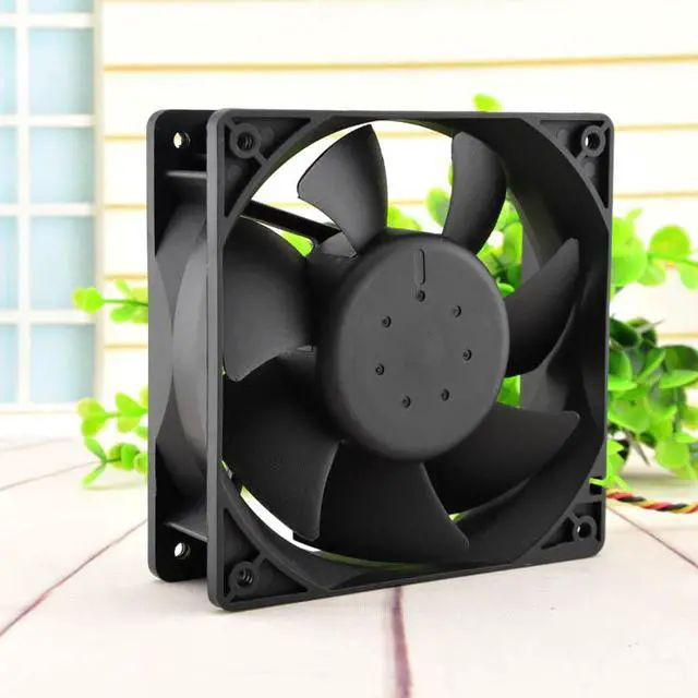 Alt view image 4 of 5 - Delta AFB1212VHE-F00 DC 12V 0.90A 120mm Cooler 3-Pin Server Inverter Axial Blower Cooling Fan