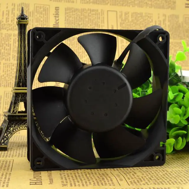 Alt view image 4 of 5 - Delta AFB1212VHE DC 12V 0.9A 12CM 12038 120mm x 38mm 3-Pin High Speed Case Fan Cooling Fan