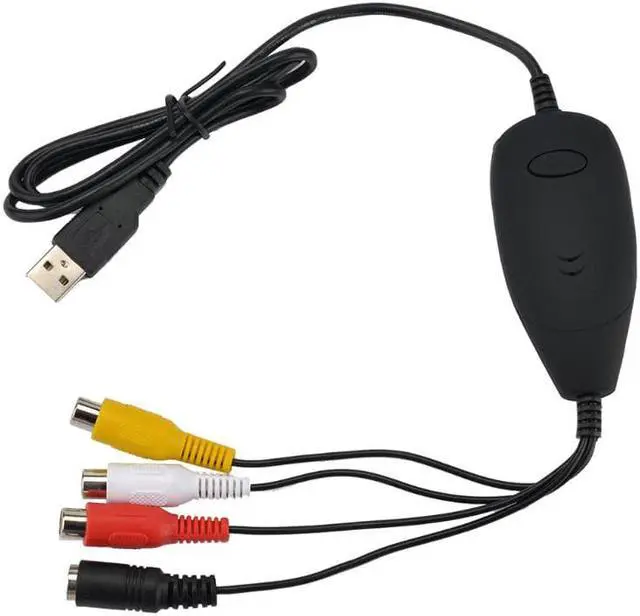 Alt view image 5 of 5 - USB 2.0 Video Capture V8 Hi8 DVD VHS DVR Adapter Recorder Converter