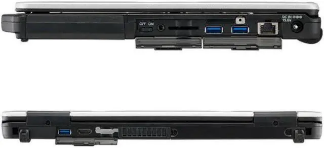 Alt view image 5 of 5 - Panasonic Toughbook 54 MK3, Semi-Rugged Laptop, A-Grade, 14" HD, Intel Core i5-7300U, Canadian French Keyboard, Webcam, Fingerprint Reader, Serial Port, 16GB, 512GB SSD, Windows 10 Pro.