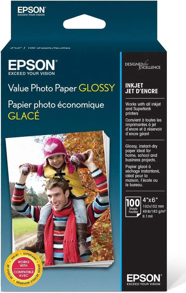 Alt view image 3 of 11 - Value Photo Paper Glossy, 4 x 6