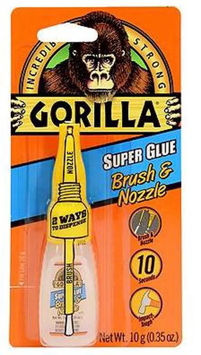 Alt view image 9 of 20 - GORILLA GLUE 7500101 Construction Adhesive, Super Glue Brush & Nozzle Series,