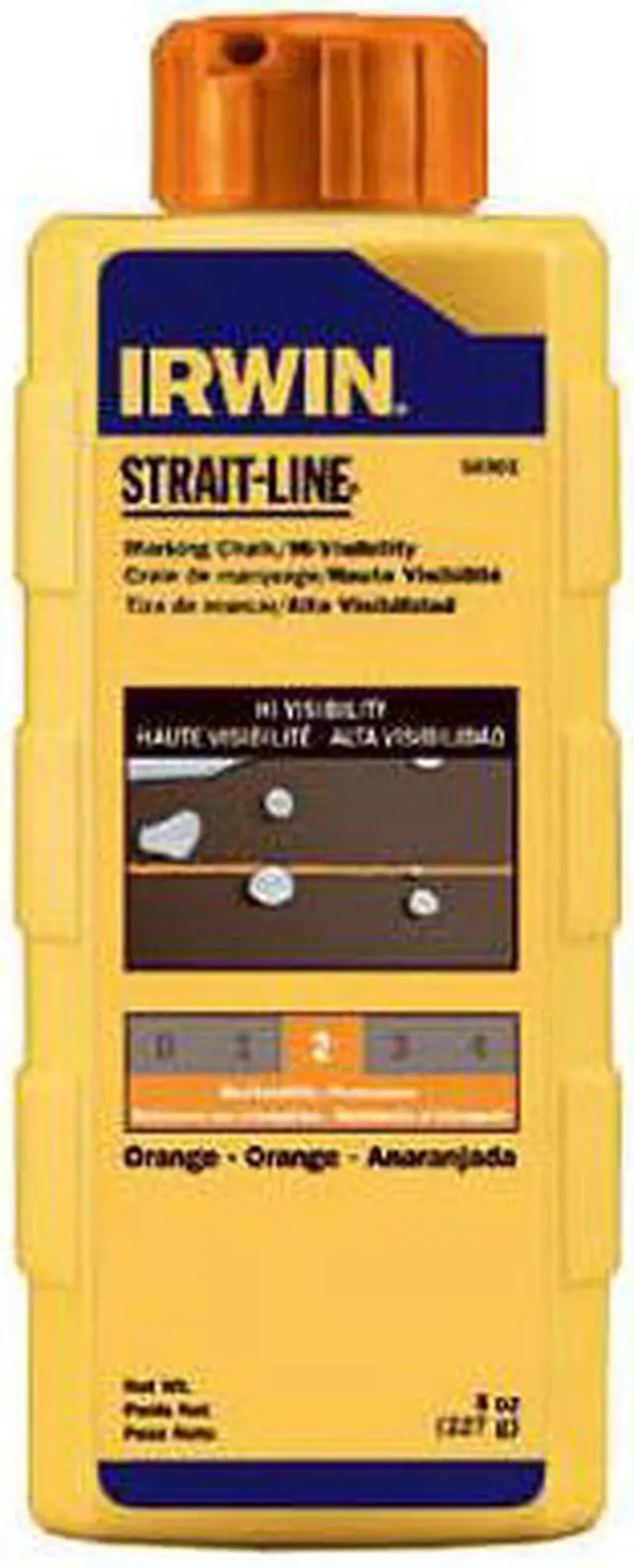 Alt view image 3 of 7 - Irwin 8oz Orange Marking Chalk High Visibility 64905