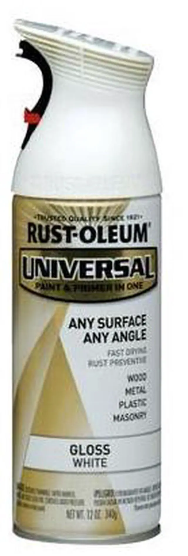 Alt view image 2 of 7 - RUST-OLEUM 245199 Spray Paint, White, Gloss, 12 oz.