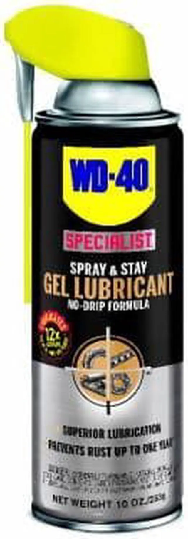 Alt view image 2 of 16 - WD-40 Specialist Spray & Stay Gel 10 oz Aerosol Can 300103EA