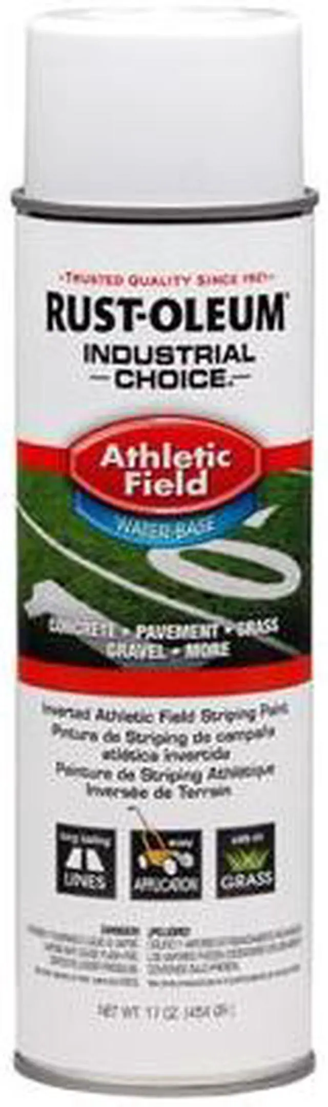 Alt view image 3 of 8 - RUST-OLEUM 206043 Athletic Field Striping Machine Aerosol, 17 oz., White, Water