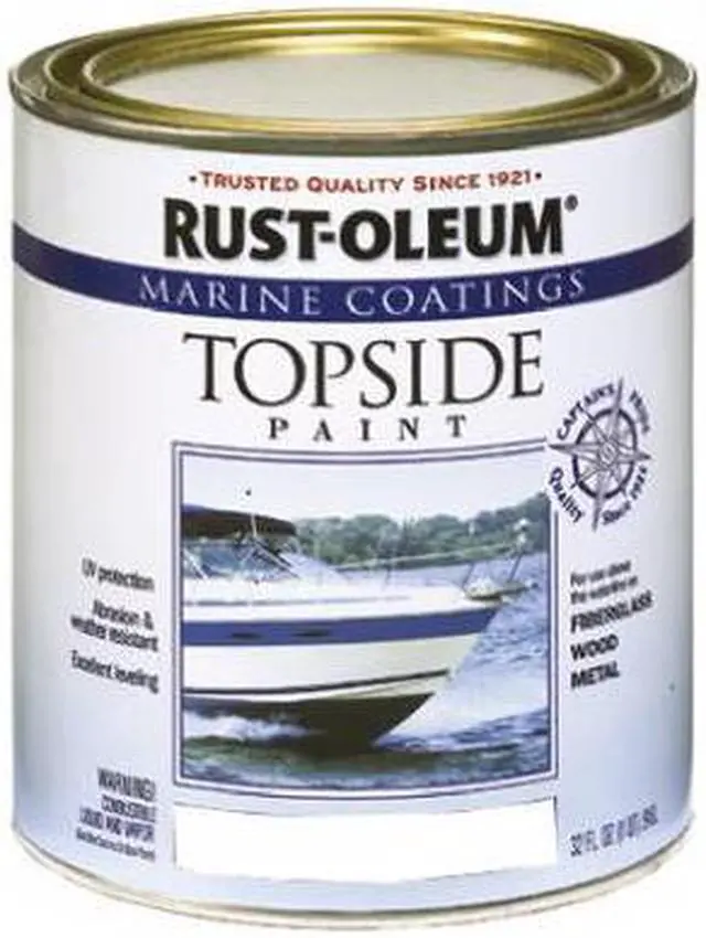 Main image of RUST-OLEUM 206999 Topside Paint,White,Alkyd
