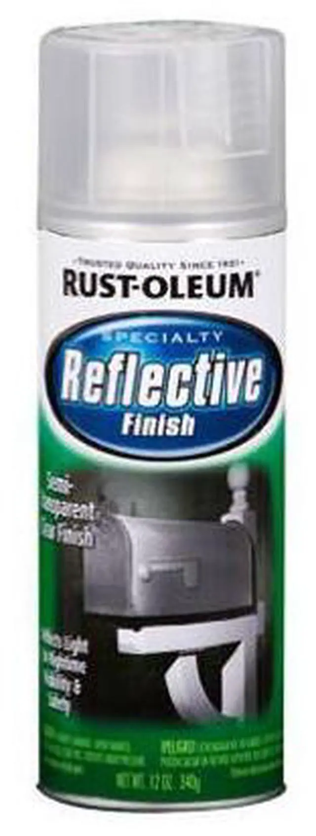 Alt view image 2 of 5 - RUST-OLEUM 214944 10 oz. Clear Gloss Finish Reflective Enamel Spray Paint