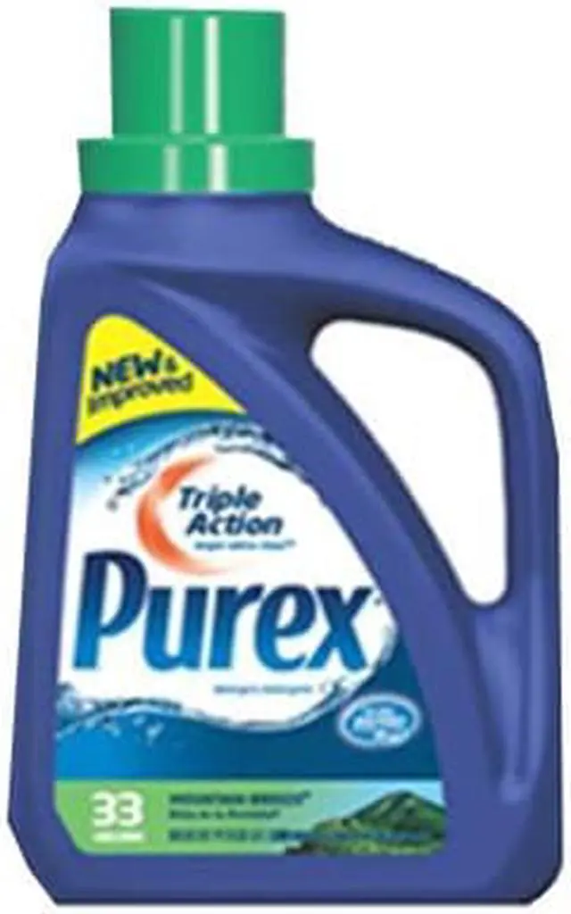 Alt view image 3 of 7 - Purex 04784 Ultra Concentrated Laundry Detergent, 50 oz, Clear, Mountain Breeze, Liquid