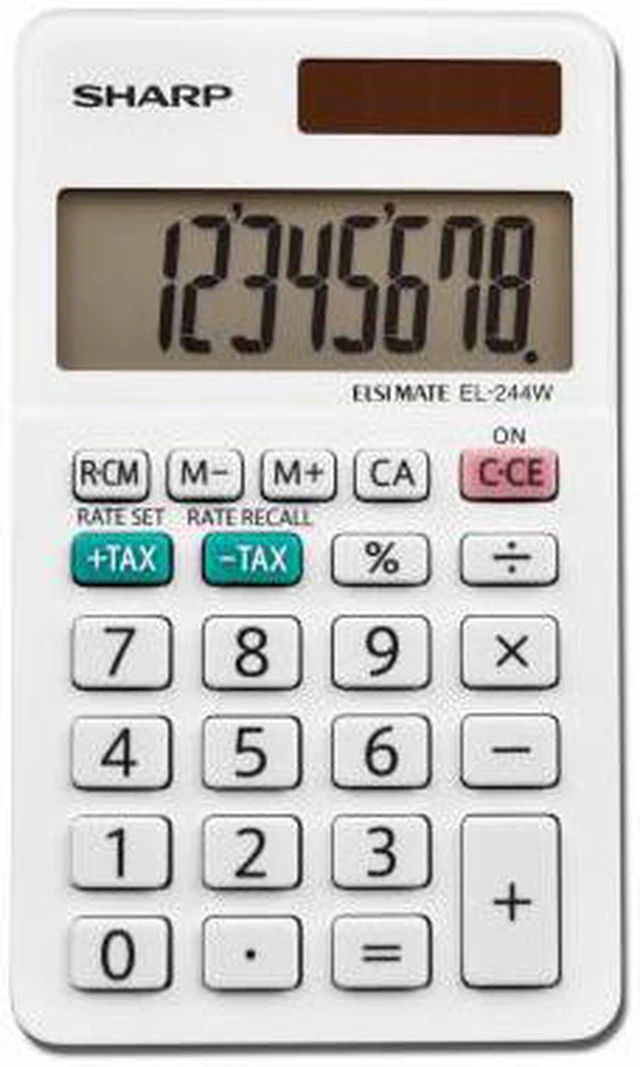 Main image of Victor Technology EL-244WB Small Pocket Calculator - Quantity 1