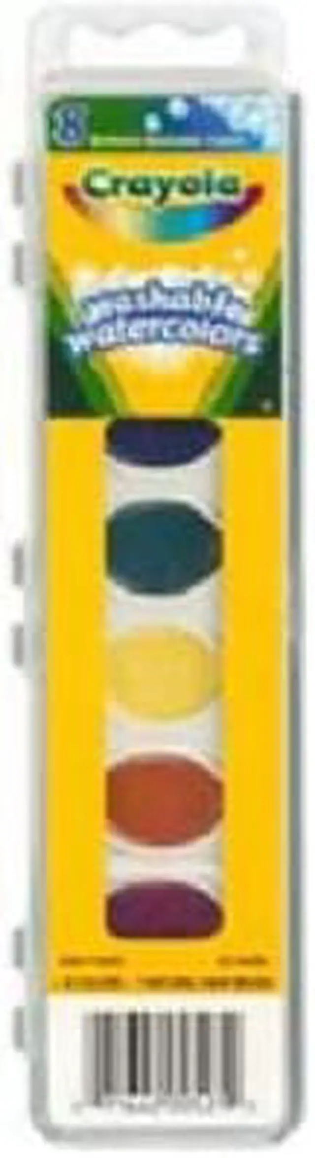 Alt view image 14 of 20 - Crayola Washable Watercolor Paint, 8 Assorted Colors, Palette Tray 530525