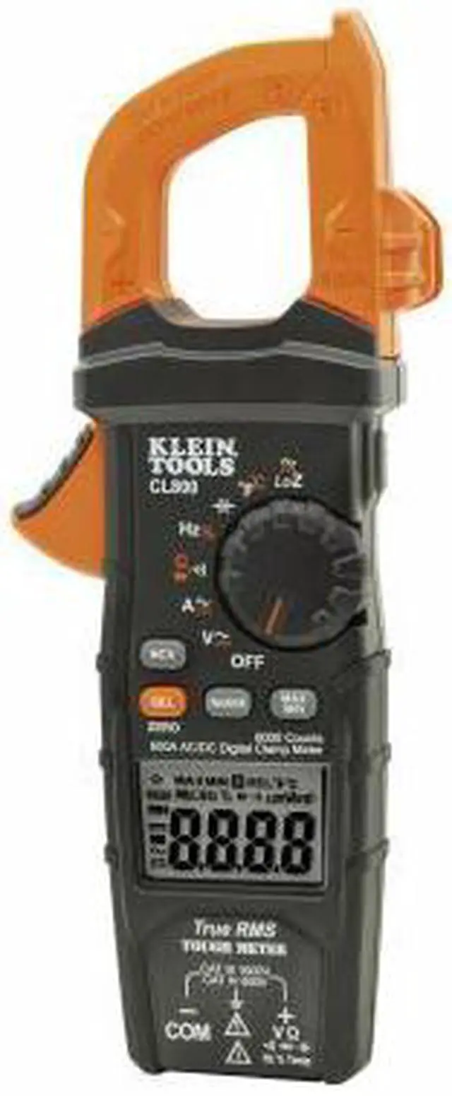 Main image of Klein Tools Digital Clamp Meter - AC/DC Auto-Ranging - 600A