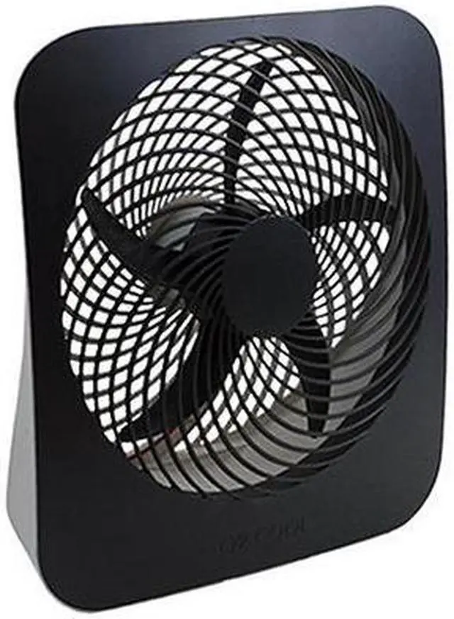 Alt view image 8 of 13 - O2 Cool FD10002A O2 Cool FD10002A Portable Fan - 10" Diameter - 2 Speed - Carrying Handle, Adjustable Tilt Head, Foldable - White, Gray