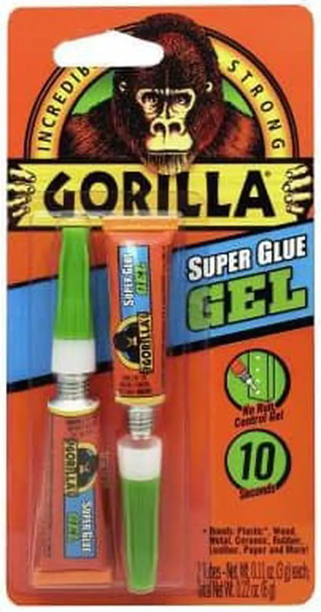 Main image of GORILLA GLUE CO 2x3g Super Glue Gel 7820002