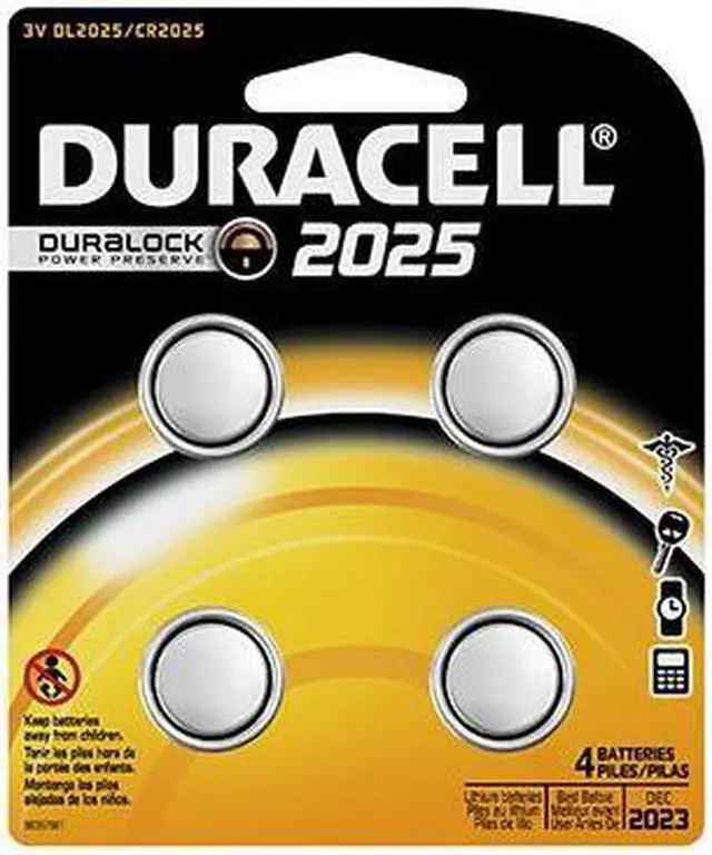 Alt view image 9 of 20 - DURACELL DL20254PK 4-pack Lithium Coin Cell Batteries