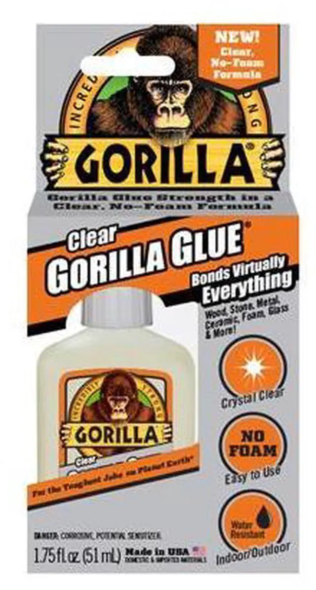 Alt view image 5 of 14 - GORILLA GLUE 4500102 Spray Adhesive, Clear, 24 hr Full Cure, 14 oz, Aerosol Can