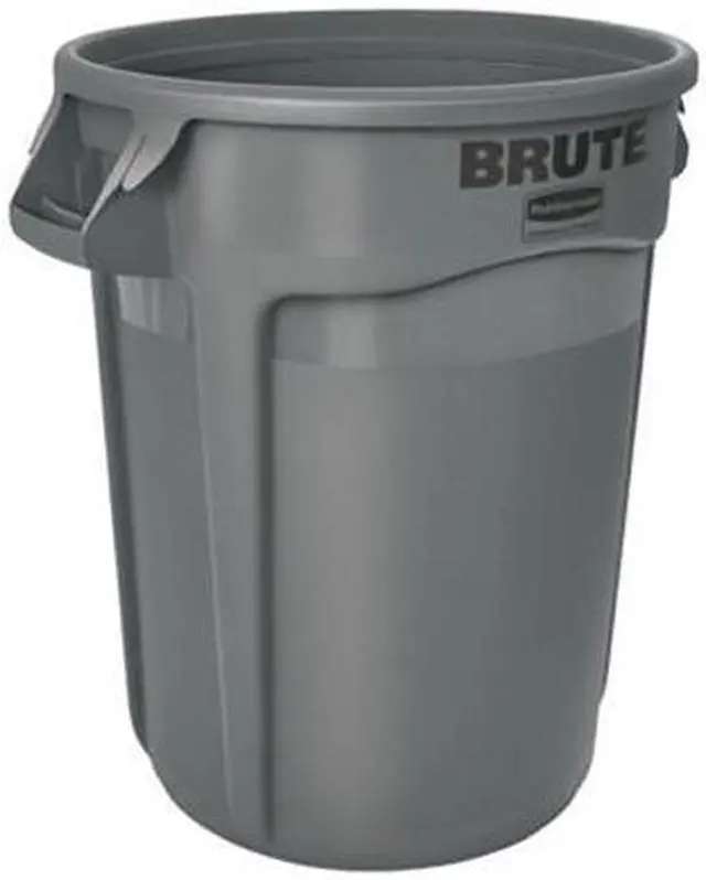 Alt view image 6 of 15 - Rubbermaid Commercial Brute Round Cont 20Gal 22-1/2"x19-3/8'x35-7/8" Gray