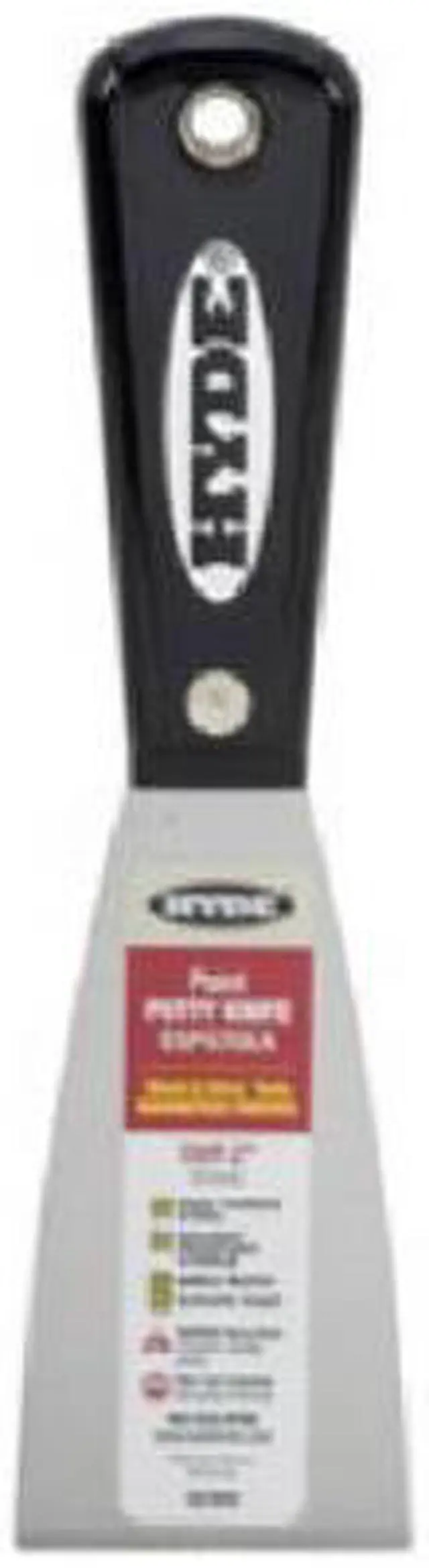 Alt view image 3 of 9 - Hyde Tools 2300 2-Inch Stiff Putty Knife - Each