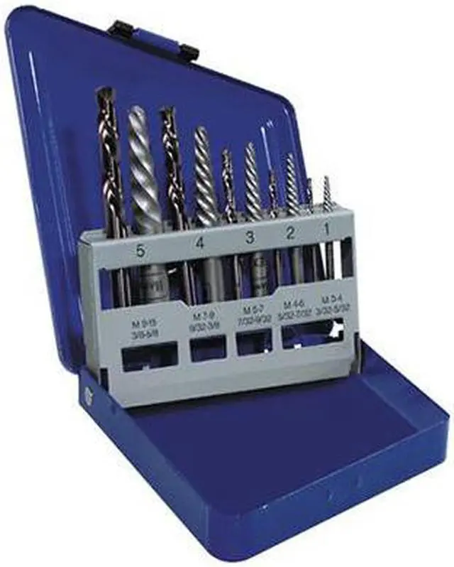 Alt view image 5 of 10 - Irwin Hanson 585-11119 10 Pc Set Spiral Flute S