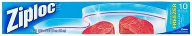 Alt view image 2 of 5 - 2Gal Ziploc Freezer Bag 10 Bags SC JOHNSON Bags & Wraps 01132 025700011323
