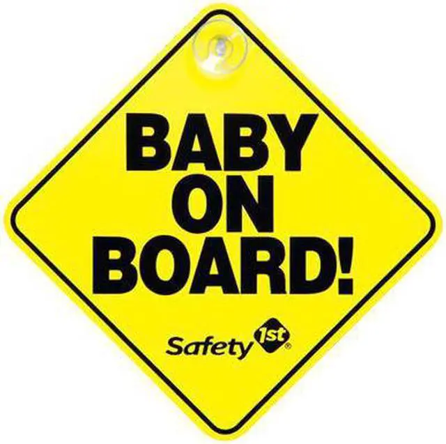 Alt view image 3 of 3 - YEL Baby On Board Sign