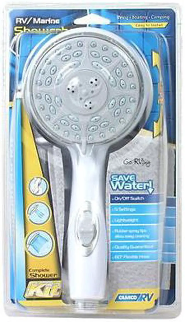 Main image of 43714 RV/Marine Shower Head Kit, Handheld, White - Quantity 1