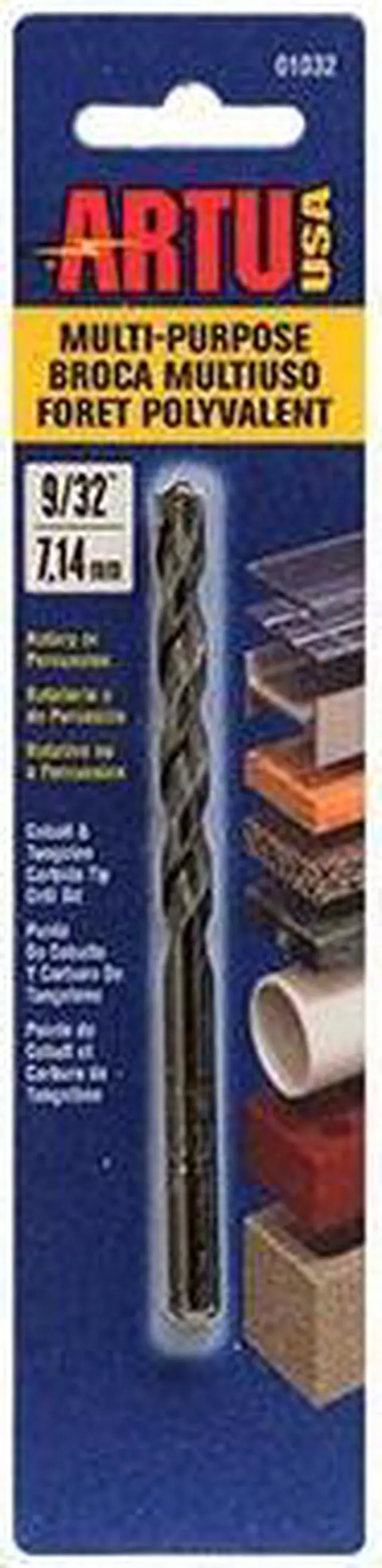 Alt view image 2 of 7 - ARTU 3/16 In. Cobalt General Purpose Drill Bit 01020