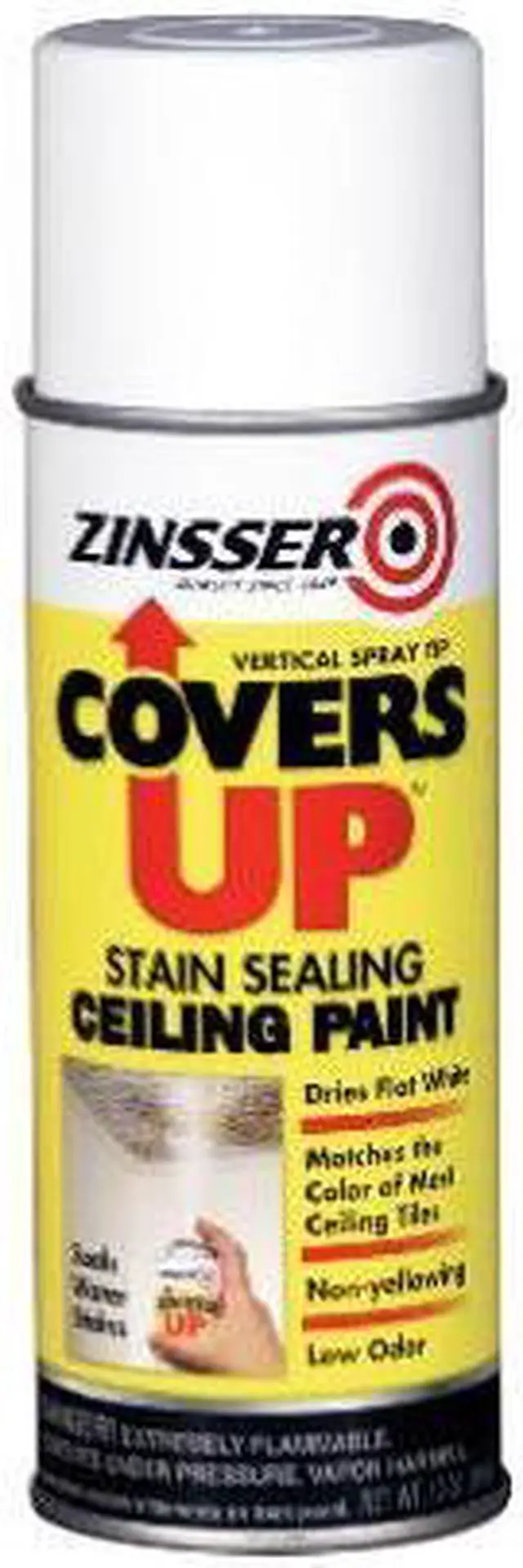 Alt view image 6 of 10 - Rust-Oleum Ceiling Covers Up Paint/Primer Vertical Spray 13 oz. WE 3688