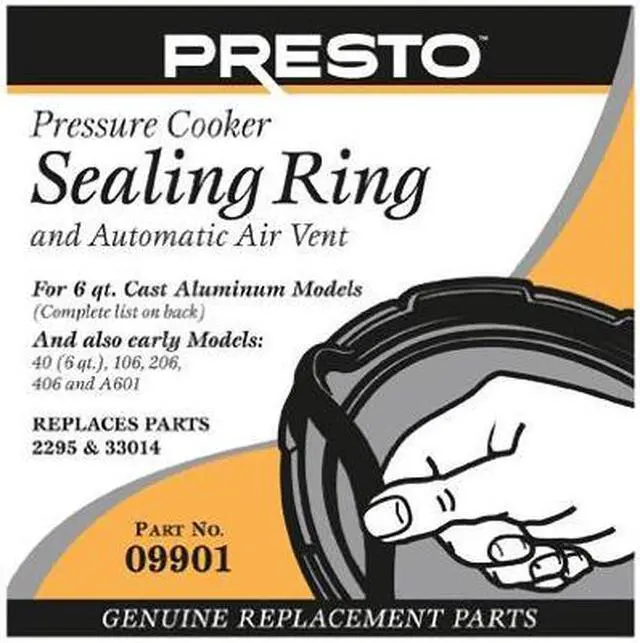 Alt view image 2 of 6 - Presto 6 Qt. Gasket 09901