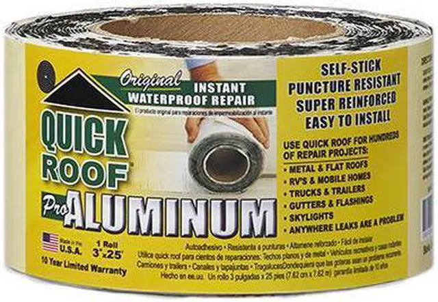 Main image of QR325 Roof Seal Tape, Aluminum, 3-In.  x 25-Ft. - Quantity 1