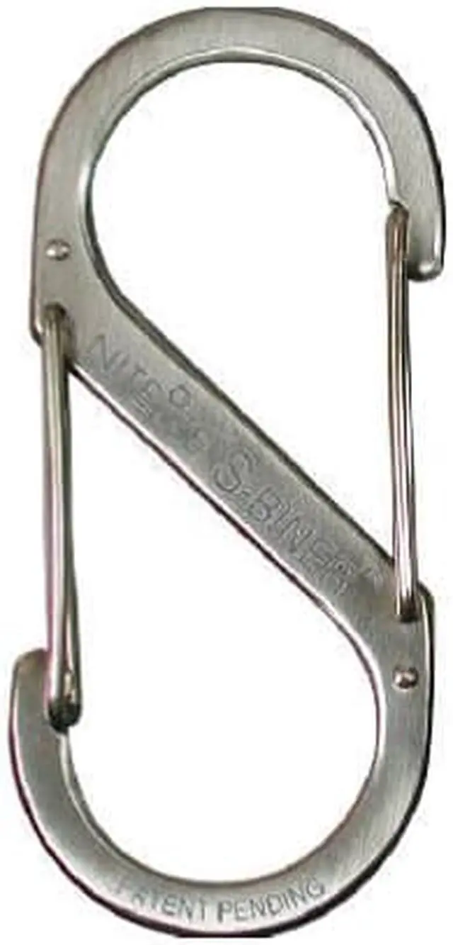 Alt view image 9 of 16 - Nite Ize SB4-03-11 Stainless S-Biner Versatile Carry Biner Size 4 Camping