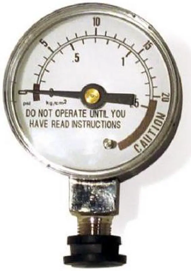Alt view image 4 of 8 - National Presto 85729 Steam Pressure Gauge with Adapter