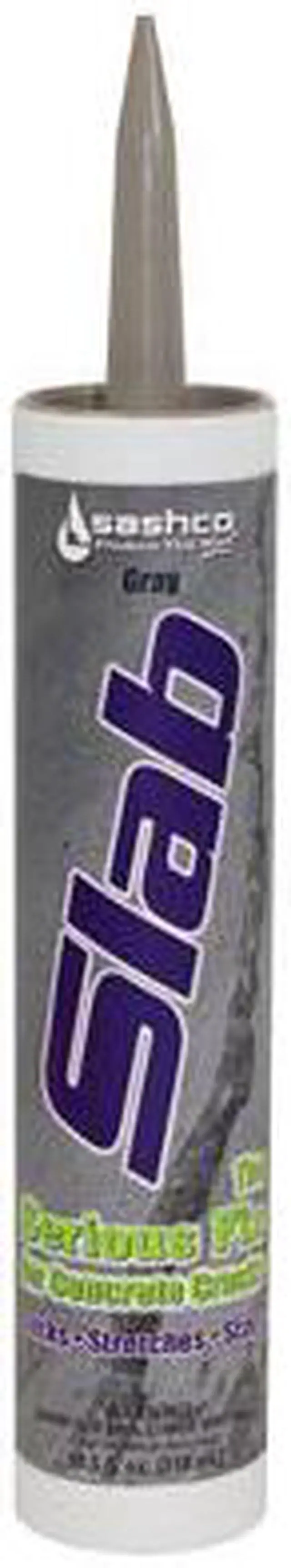 Alt view image 4 of 6 - Sashco Slab Concrete Crack Repair Sealant, 10.5 oz Cartridge, Gray Pack of 1