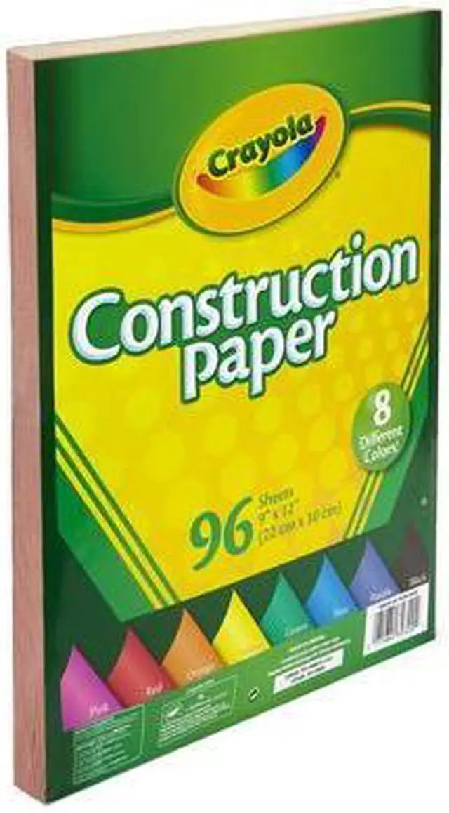 Alt view image 9 of 19 - Crayola Construction Paper Pad 9"X12"-96 Sheets
