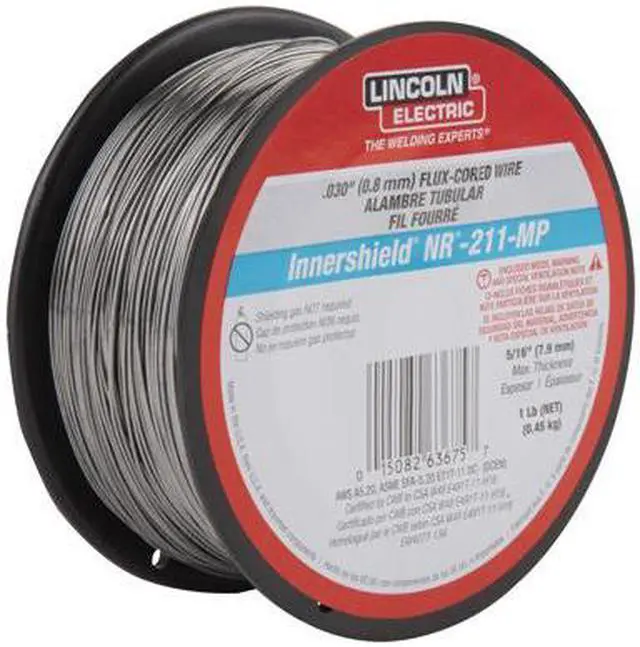 Alt view image 3 of 6 - LINCOLN ELECTRIC ED031448 MIG Welding Wire, NR-211-MP, .030, Spool
