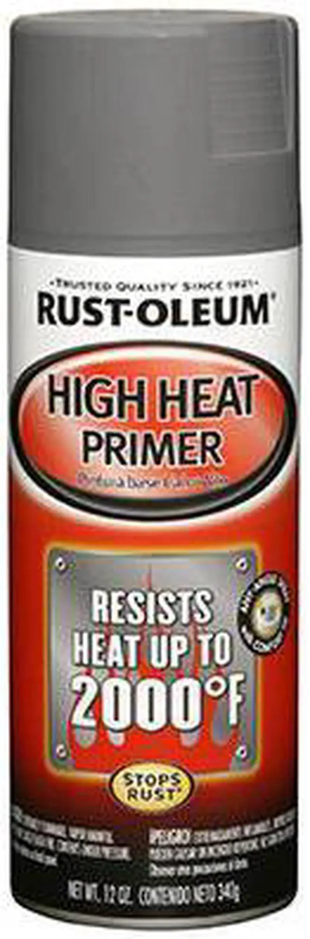 Main image of Rustoleum 249340 12 Oz Gray High Heat Primer Spray Paint