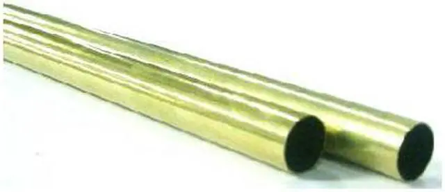 Main image of 9209 Round Brass Tube, .029 x 1/4 x 36-In. - Quantity 1