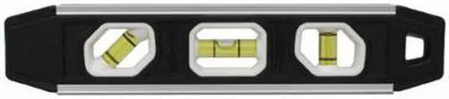 Alt view image 2 of 7 - Johnson Level 9 In. Aluminum Reinforced Magnetic Torpedo Level 1421-0900