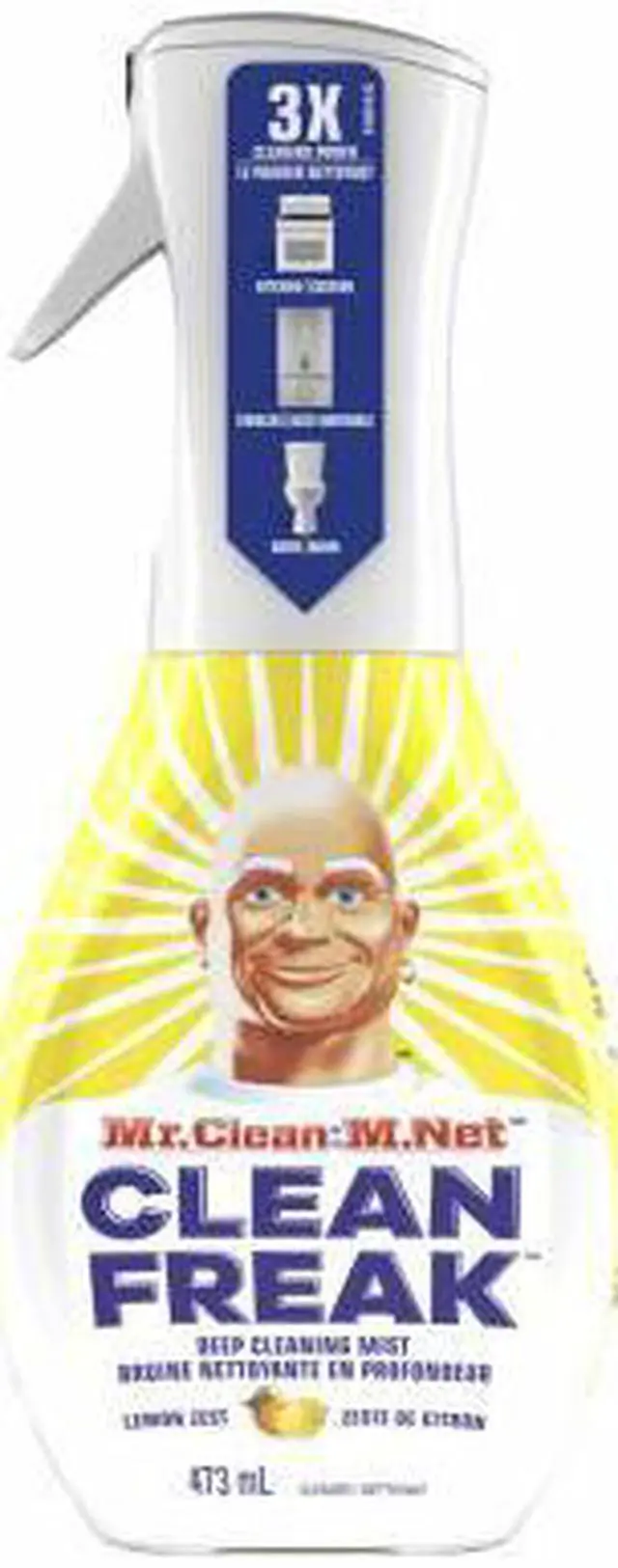 Main image of Mr Clean 79129 Clean Freak Deep Cleaning Multi Surface Mist Starter Kit, Lemon, 16-oz. - Quantity 6