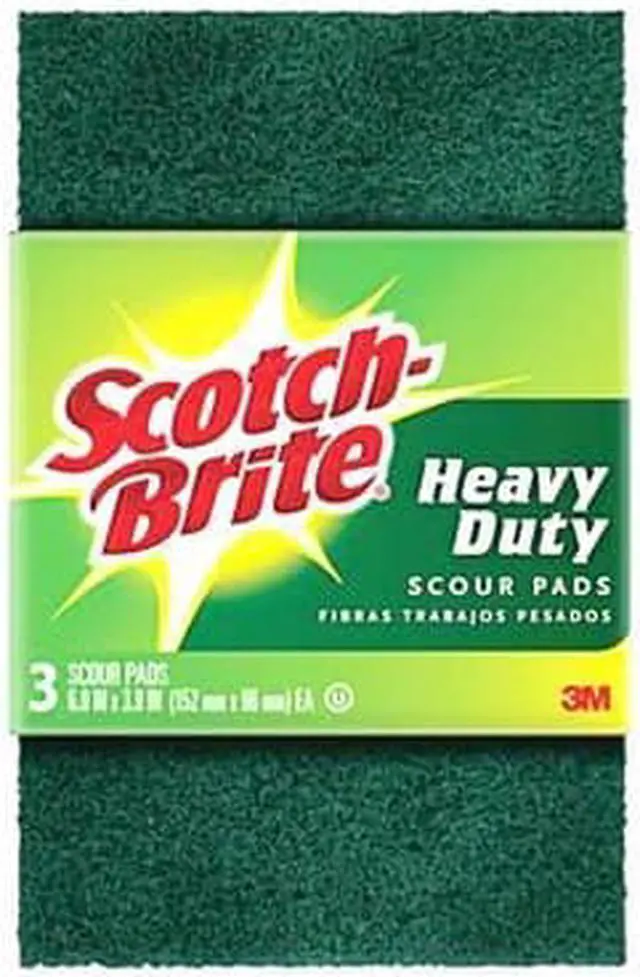 Alt view image 7 of 15 - 3M Scotch-Brite Heavy Duty Scouring Pad (3 Count) 223-10