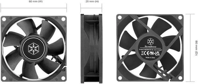 Alt view image 3 of 17 - High performance 80mm fan
