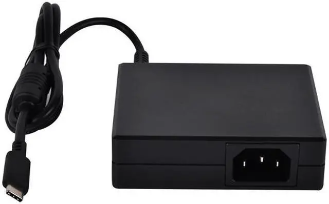 Alt view image 3 of 5 - SilverStone Technology 60 Watt 3 Amp Fast Charging USB Type-C Charger for Laptops, Tablets, Mobile Phones and More AD60-C